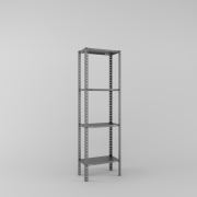 Mira 4 Katlı Çelik - Metal Raf Derinlik 31 Cm 100x31x93 cm