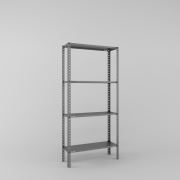 Mira 4 Katlı Çelik - Metal Raf Derinlik 59 Cm 200x59x93 cm