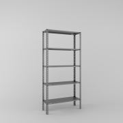 Mira 5 Katlı Çelik - Metal Raf Derinlik 43 Cm 200x43x93 cm