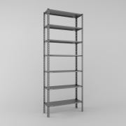 Mira 7 Katlı Çelik - Metal Raf Derinlik 43 Cm 250x43x75 cm