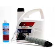 ModaCar KIRMIZI ANTI-FREEZE -55 Derece 3 Litre + -70 Cam Suyu Katkısı Buz Kazıyıcı Hediye 104965
