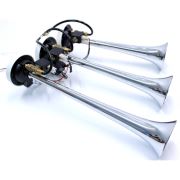 * İndirimli 3 lü Paket* ModaCar 3 Borulu Arap Kornası Havalı Elektrikli Korna 12 VOLT 102334