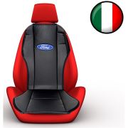 * İndirimli 3 lü Paket* Simoni Racing Ford Yazılı Deri Araç Koltuk Minderi SMN103825