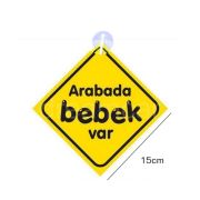 ModaCar Arabada Bebek Var Güvenlik İkaz İşareti 422174