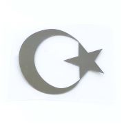 Modacar 2 Adet İnce Metal Türk Bayrak Sticker 427914
