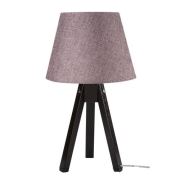 Tripod Abajur Kahve Ayak / Gül Kurusu Şapka