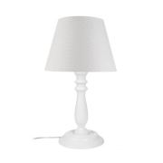 Modelight Piyon Abajur Beyaz Ayak/Beyaz Şapka