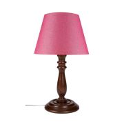 Modelight Piyon Abajur Kahve Ayak/Pembe Şapka