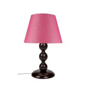 Modelight Küçük Boncuk Abajur Venge Ayak/Pembe Şapka