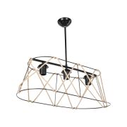 Modelight Evren 3lü Oval Halatlı Avize