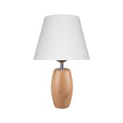 Modelight Top Abajur Kayın Ayak / Beyaz Şapka