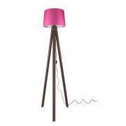 Modelight Deko Lambader Ceviz Ayak / Pembe Şapka