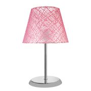 Modelight Elva Abajur Krom Ayak / Pembe File Şapka