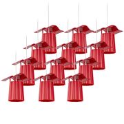 Modelight Ağaç Feneri Kırmızı 12'li Set