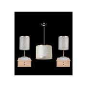 Modelight Yatak Odası Aydınlatma Seti-2 Krem Mdl.2429