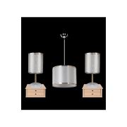 Modelight Yatak Odası Aydınlatma Seti-4 Gri Mdl.2431