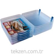 5'Li Lüx Mavi Bot Kutusu-FL.3303