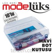 10'Lu Lüx Mavi Bot Kutusu-FL.3305