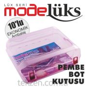 10'Lu Lüx Pembe Bot Kutusu-FL.3306