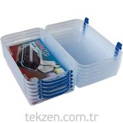 5'Li Lüx Mavi Erkek Ayakkabı Kutusu-FL.3321