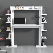 Moonlife Temo Kitaplıklı Çalışma Masası Beyaz