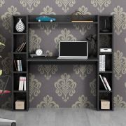 Moonlife Trend Kitaplıklı Çalışma Masası Siyah