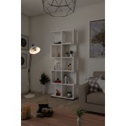 Moonlife Butik Dekoratif Kitaplık Beyaz