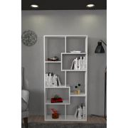 Moonlife Zebra Dekoratif Kitaplık Beyaz