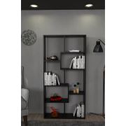 Moonlife Zebra Dekoratif Kitaplık Siyah