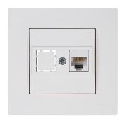 Mutlusan Rita Data Prizi 1xRj45 (Cat5E) Beyaz