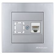 Mutlusan Rita Data Prizi 1xRj45 (Cat5E) İnox