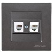 Mutlusan Rita Tlf Data Priz (Rj12 Cat5E) Füme