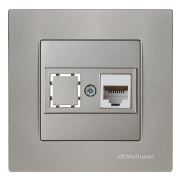 Mutlusan Rita Data Prizi 1xRj45 (Cat6) Titanyum