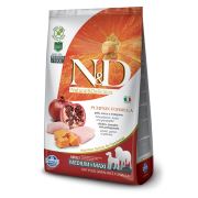 N-D Pumpkin Tahılsız Bal Kabaklı Tavuk Etli Narlı Orta ve Büyük Irk Yetişkin Köpek Maması 2.5 Kg