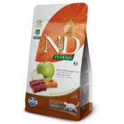 N-D Pumpkin Tahılsız Geyik Etli Bal Kabaklı ve Elmalı Yetişkin Kedi Maması 1.5 Kg