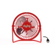 Flying Usb Mini Metal Fan Kırmızı