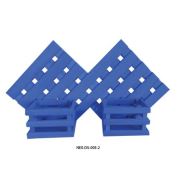 Ahşap Duvar NEX-DS-003-2 Çiceklik 2 Saksılı Yatay - Mavi