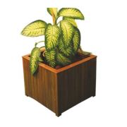 Ahşap Bahçe Saksı (Y: 40 cm. G: 50 cm. D: 50 cm.) - Ceviz