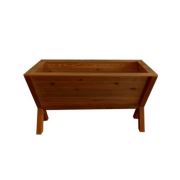 Ahşap Bahçe Saksı (Y: 60 cm. G: 100 cm. D: 50 cm.) - Ceviz