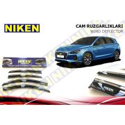 Hyundai İ30 2017 Kromlu Kromlu Cam Rüzgarlığı Ön Arka Takım 4'Lü
