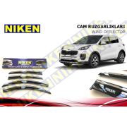 Kia Sportage 2016 Kromlu Kromlu Cam Rüzgarlığı Ön Arka Takım 4'Lü