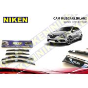 Renault Megane 4 2016 HB Kromlu Cam Rüzgarlığı Ön Arka Takım