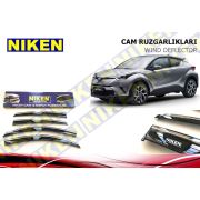 Toyota CHR 2018- Kromlu Cam Rüzgarlığı Ön Arka Takım