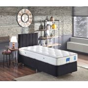 Niron Juliette Lüks Yatak Seti - Tam Ortopedik Yatak Tek Kişilik Baza Başlık Takımı 100x200 cm