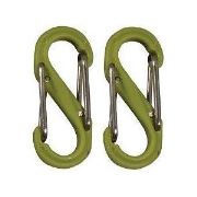 Nite-İze S-Biner Plastik Size 0 2Pack Lime