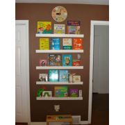Five Mdf Montessori Kitaplık Raf Beyaz