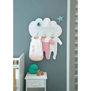 Edi Lake Montessori Askılıklı Bulut Raf Beyaz