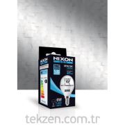 Nixon 6 Watt Top Led Ampul-Beyaz Işık-E14 Duy-470 Lümen