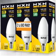 Nixon Led Mum Ampul - Sarı Işık 3'Lü Paket 5 Watt