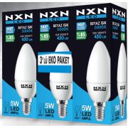 Nixon 5 Watt Led Mum Ampul Beyaz Işık 3'Lü Paket